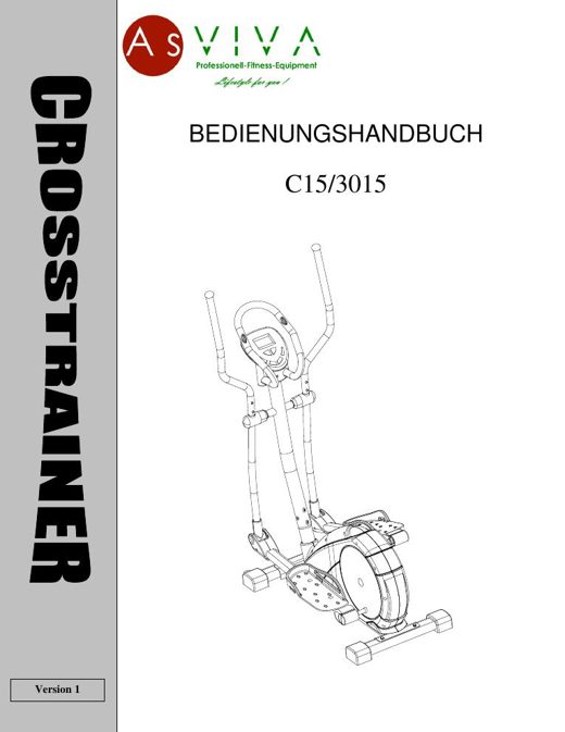 Crosstrainer C15 Bedienungsanleitung