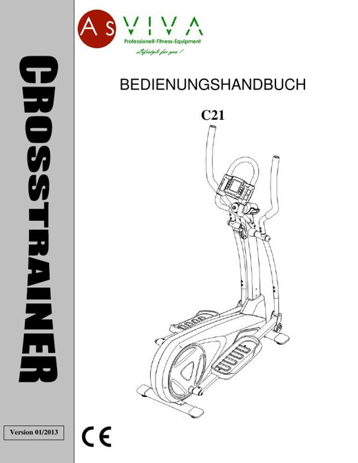Crosstrainer C21 Bedienungsanleitung