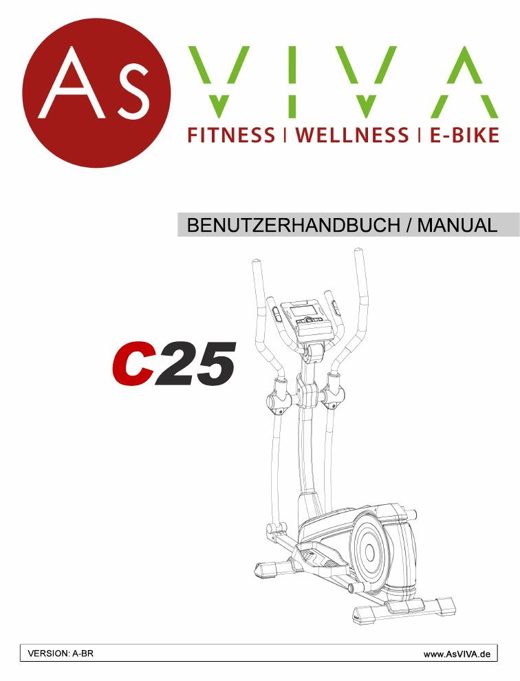 Crosstrainer C25 Bedienungsanleitung