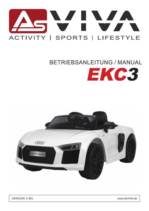 Elektro Auto Spyder (JJ2198) EKC3_RED Bedienungsanleitung