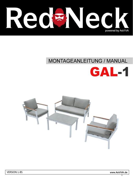 Gartenmöbel (GFS4764) GAL1 Bedienungsanleitung
