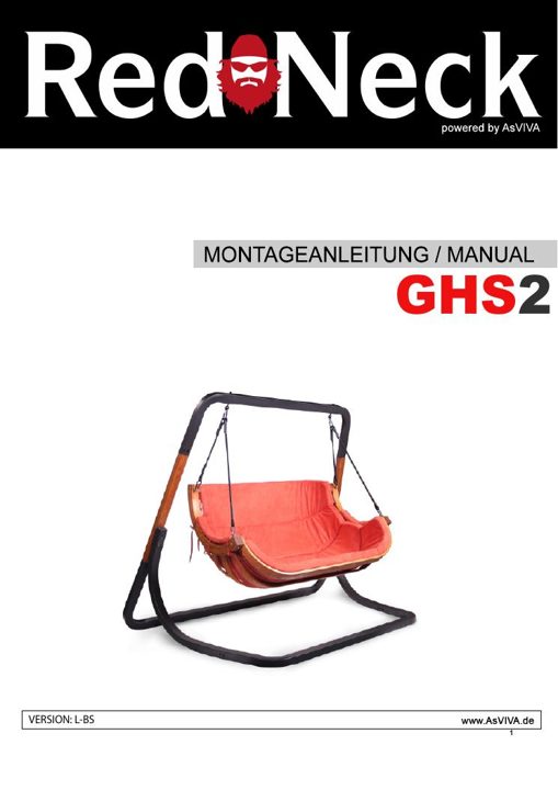 2KT Gartenmöbel GHS2 Bedienungsanleitung