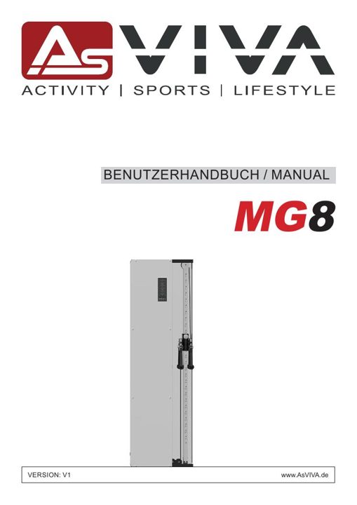 Kraftstation & Kabelzugstation Elektro MG8 Bedienungsanleitung