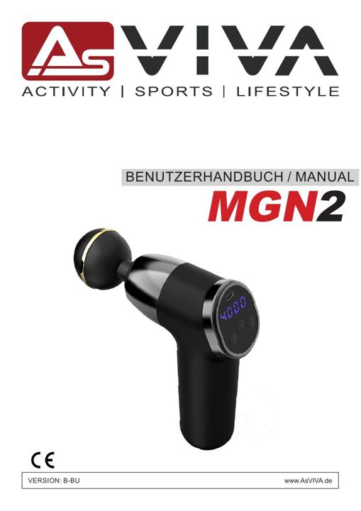 Massage Gun MGN2 - Black Bedienungsanleitung
