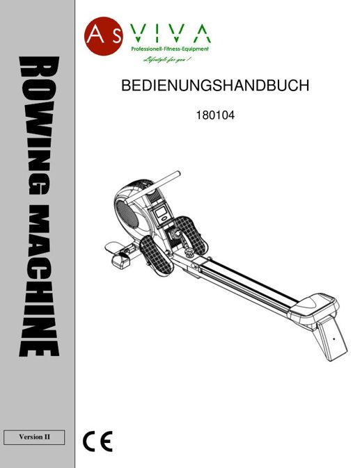 Rudergerät RA4 Bedienungsanleitung
