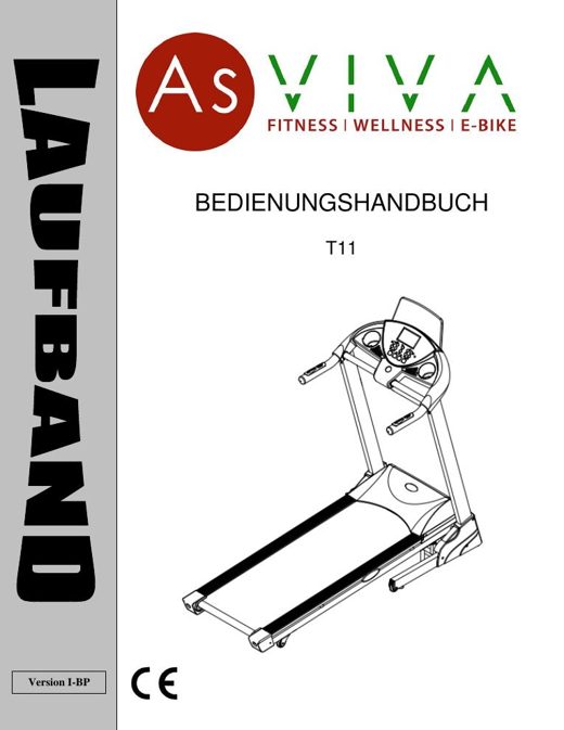 Laufband T11 Bedienungsanleitung