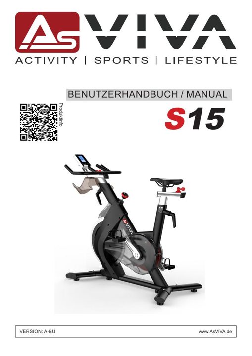 Speedbike Performance S15 Bedienungsanleitung