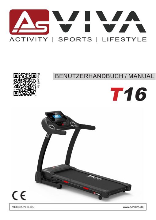 Treadmill Smart Run T16 Bedienungsanleitung