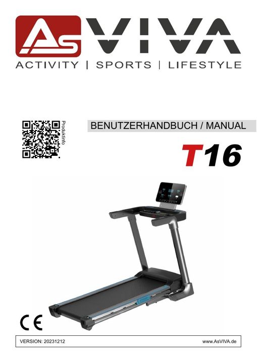 Treadmill Smart Run T16 Bedienungsanleitung