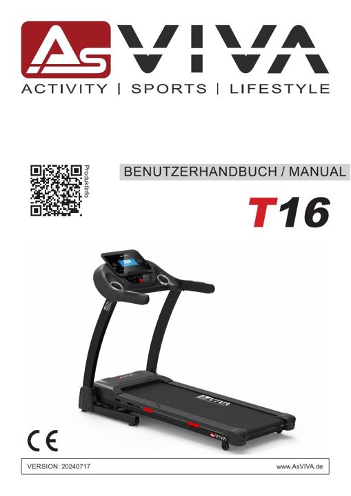 Treadmill Smart Run T16 Bedienungsanleitung