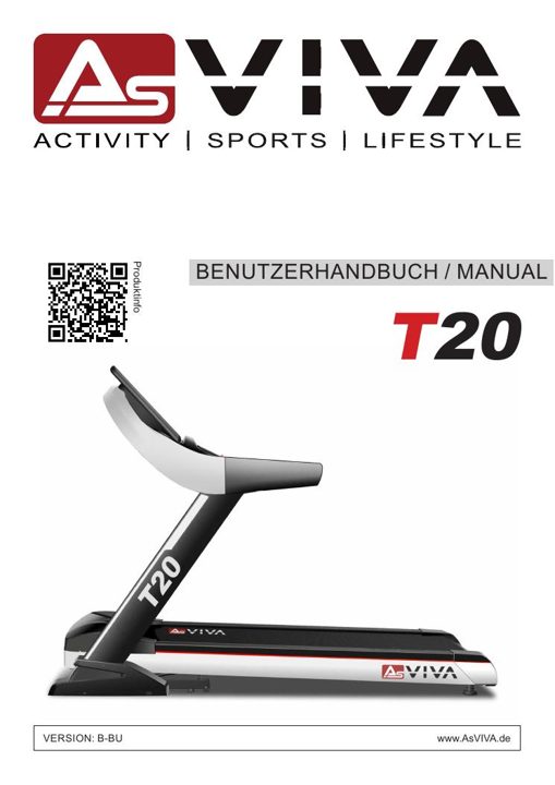 Treadmill T20 Cardio Pro Runner Bedienungsanleitung