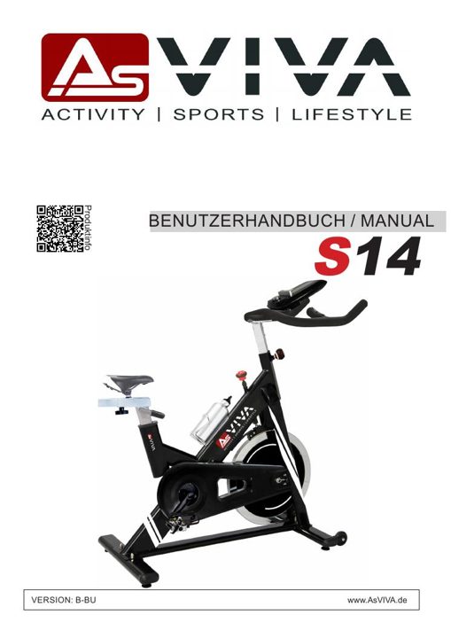 Indoor Cycle Dynamic S14 Bedienungsanleitung