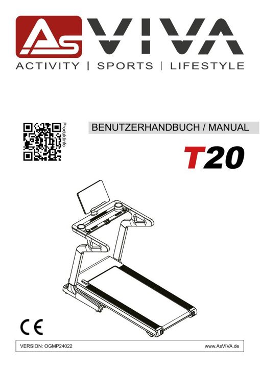 Treadmill T20 Cardio Pro Runner Bedienungsanleitung