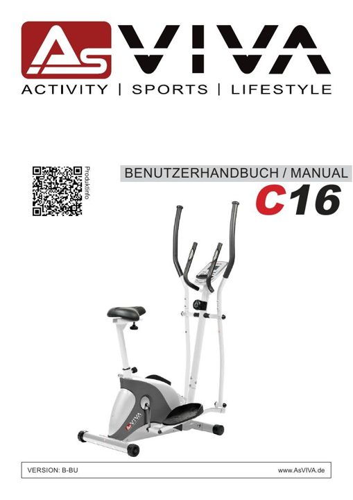 2in1 Cross Trainer & Exercise Bike C16 Bedienungsanleitung