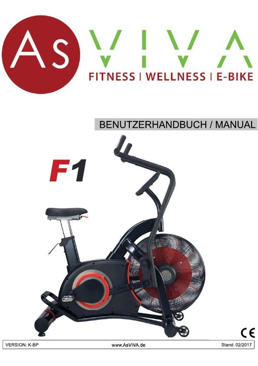 Air Bike Semi-Pro Exercise Bike F1