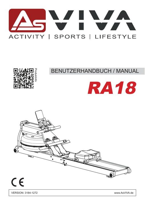 Water Rowing Machine RA18 Pro