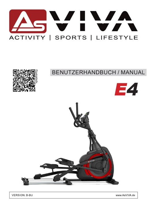 Cross Trainer Smart E4 Pro Bedienungsanleitung