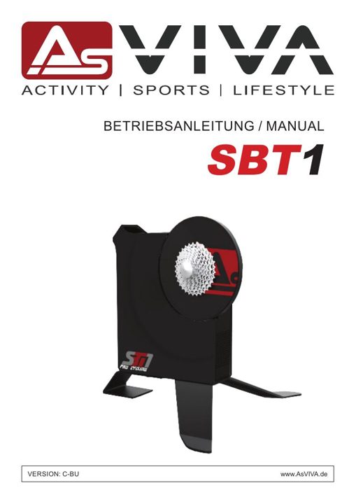 Smart Bike Trainer SBT1 Bedienungsanleitung