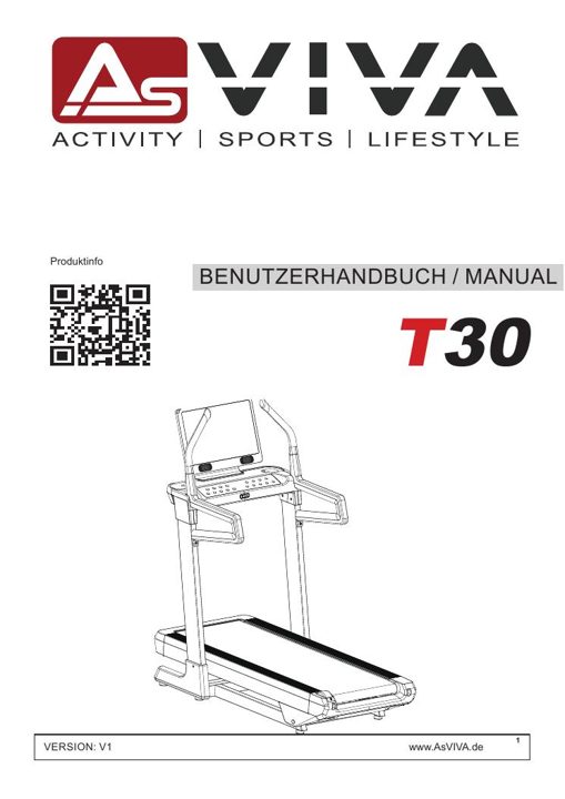 Treadmill T30 Pro Max Climb Marathon Bedienungsanleitung