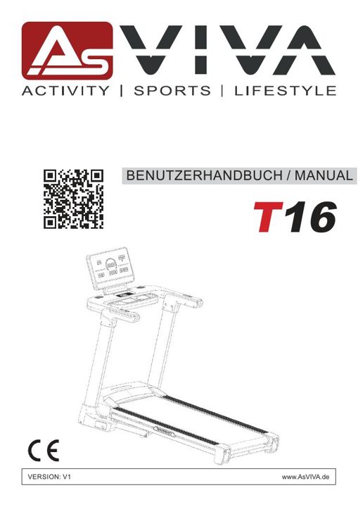 Treadmill Smart Run T16 Bedienungsanleitung