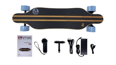 E-Longboard AsVIVA LB2 Elektro Skateboard
