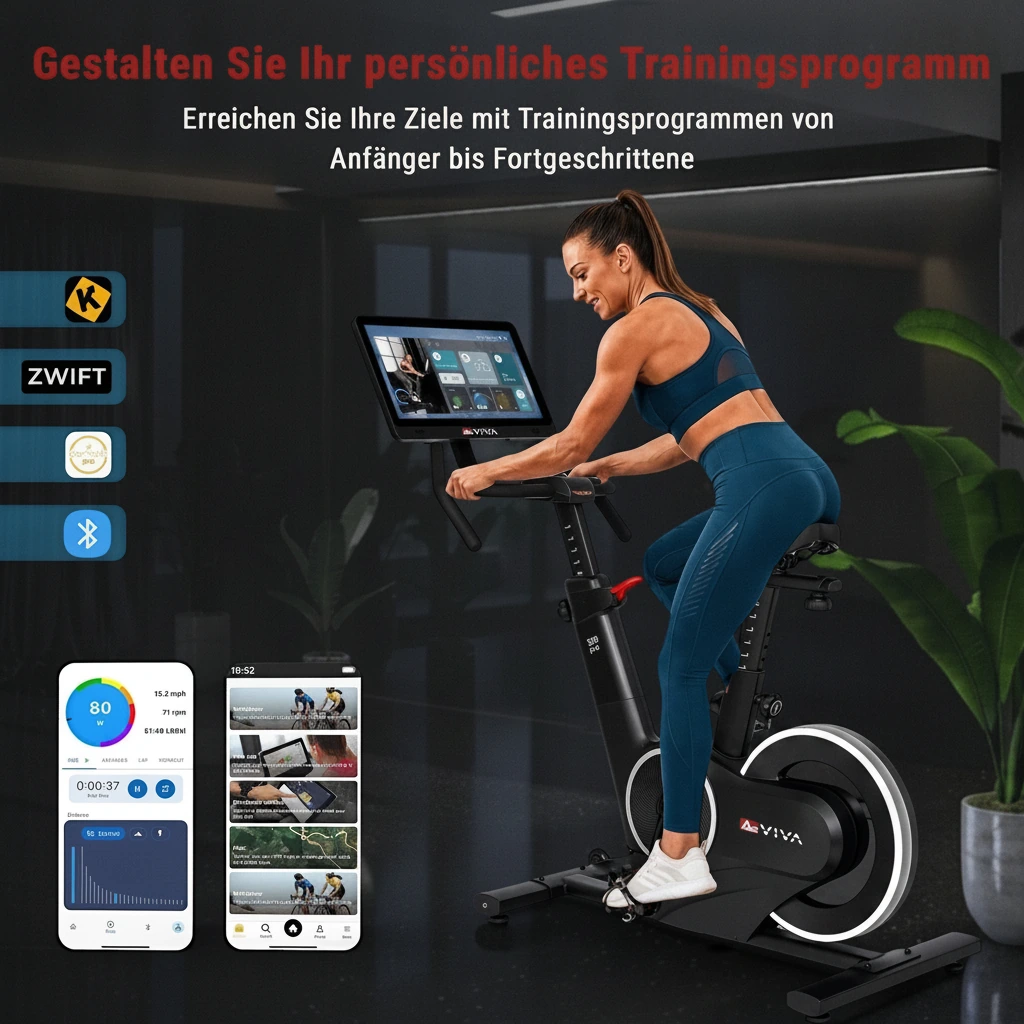 Personal training program with Kinomap & Zwift