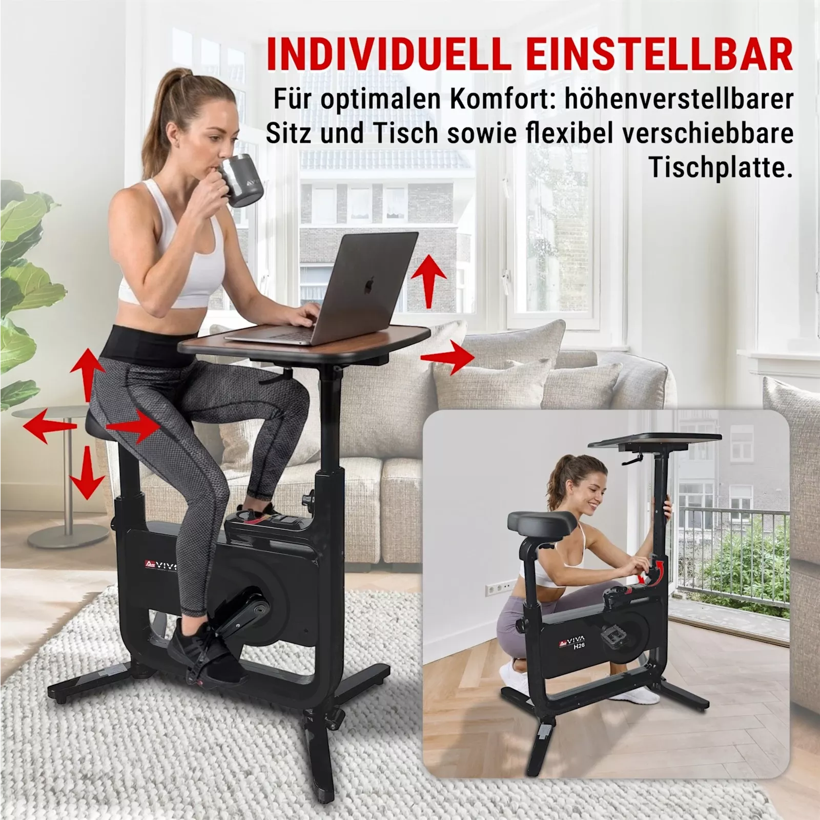 Individually adjustable – ergonomic comfort