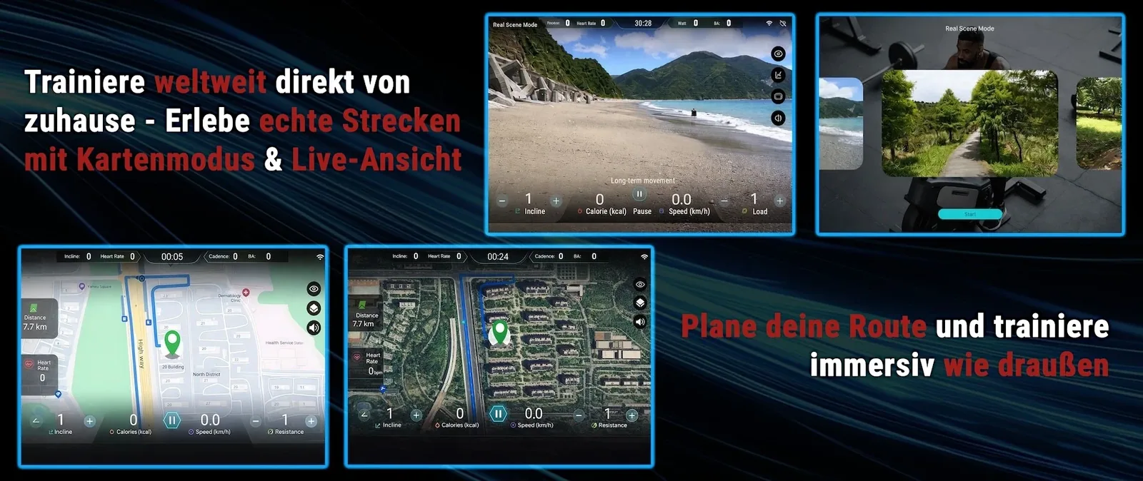 AsVIVA S20 – real-world routes & live view