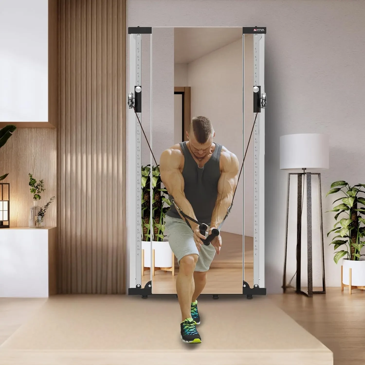 Stylish & space-saving on the wall