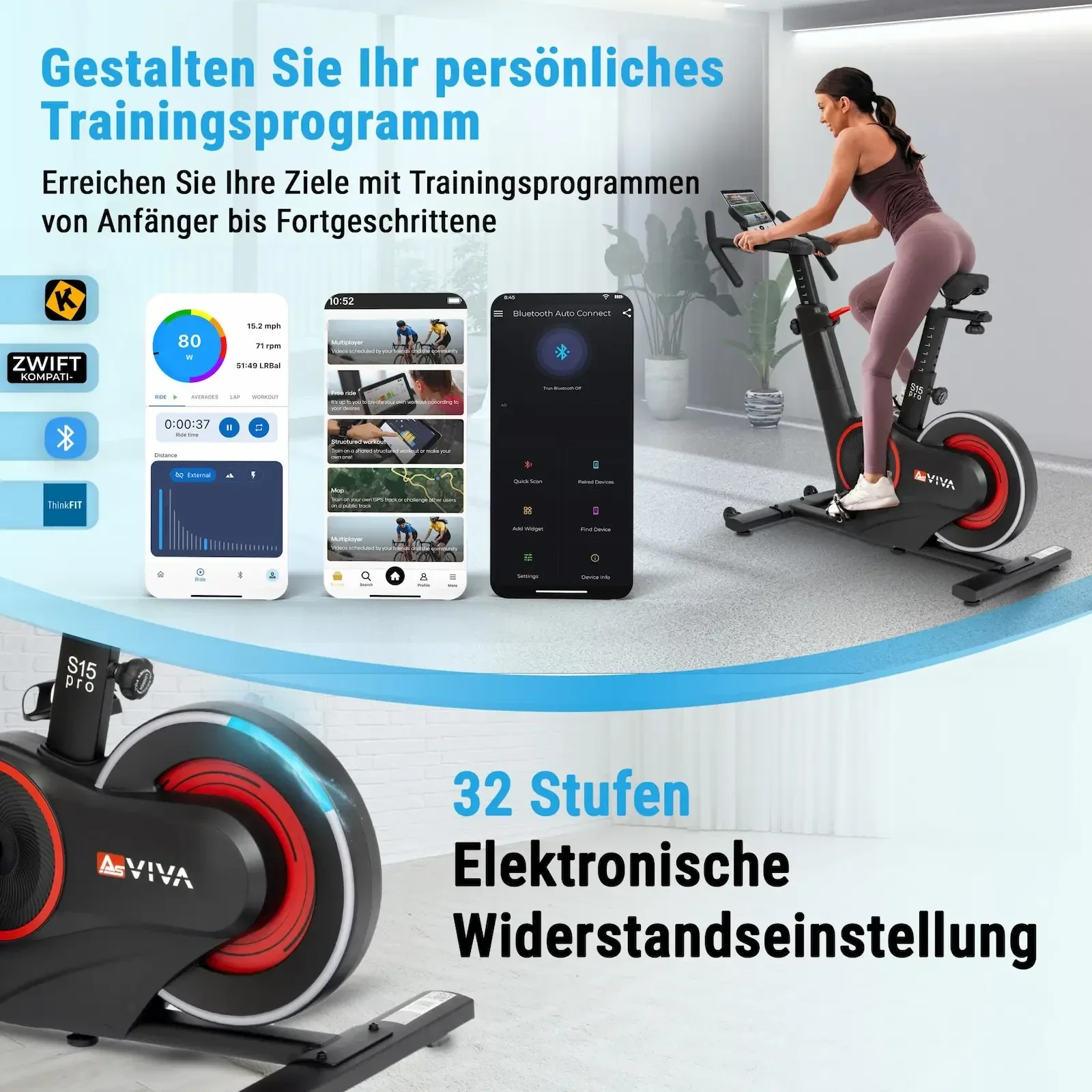 Personal training program with app connectivity
