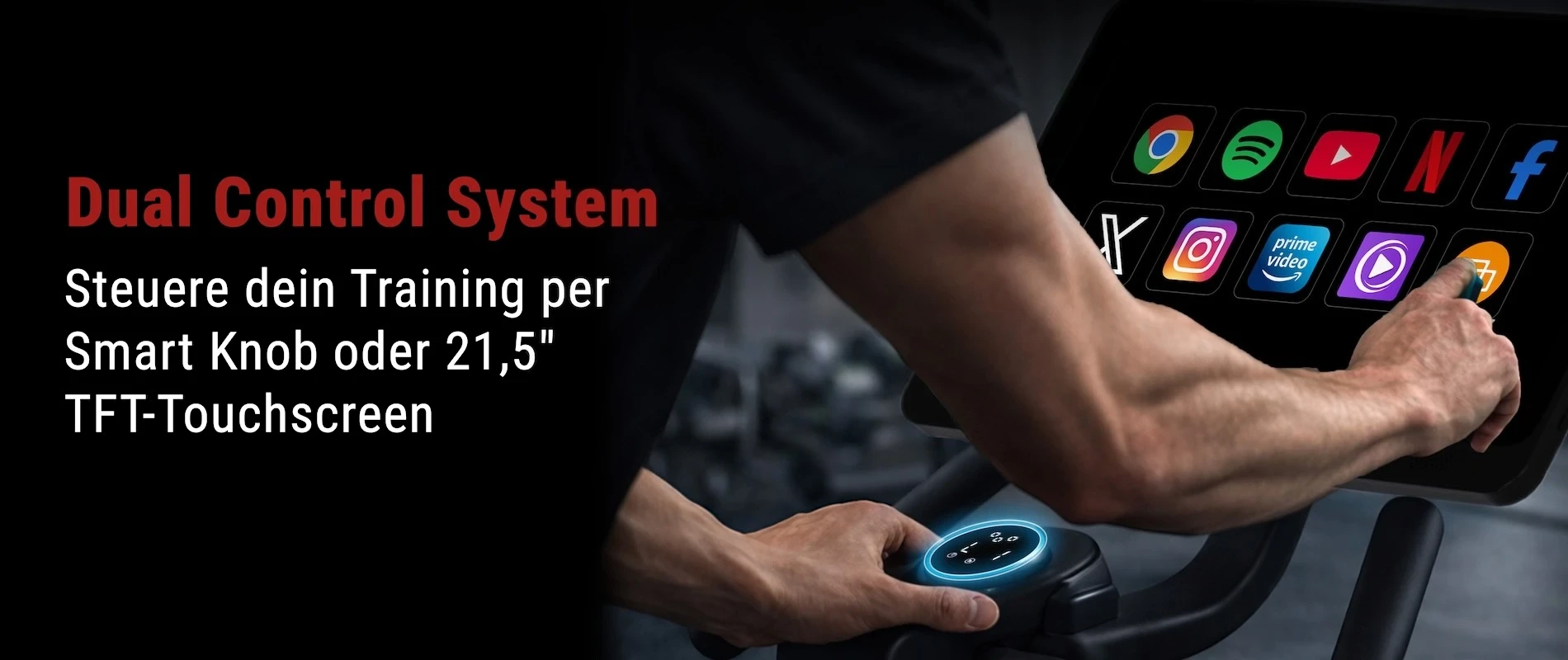 AsVIVA S20 – Dual Control System (Smart Knob & 21.5" TFT)
