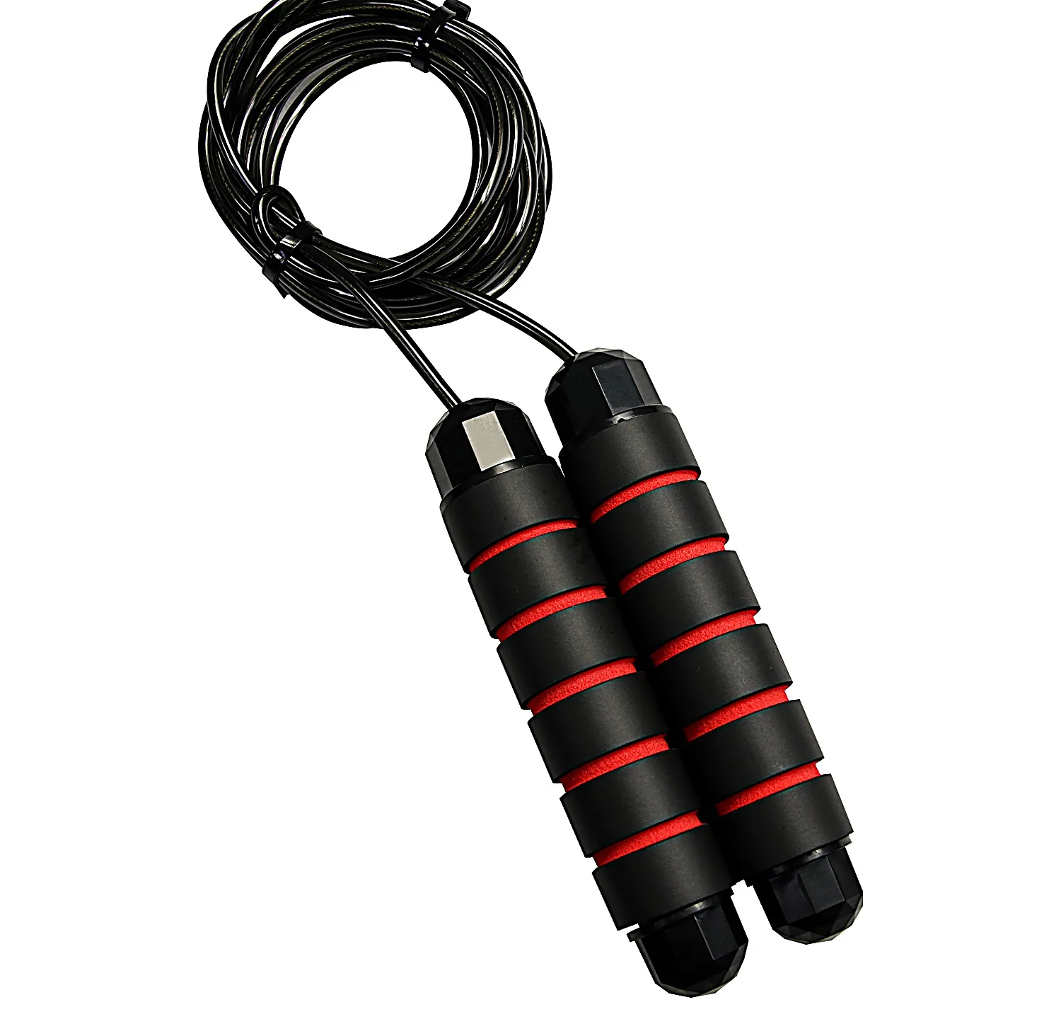 AsVIVA JR1 jump rope – handles, ball bearings and steel wire cable at a glance