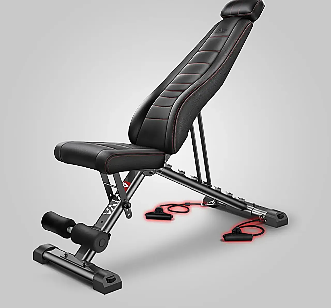 AsVIVA WB2 multifunction weight bench – features and components at a glance