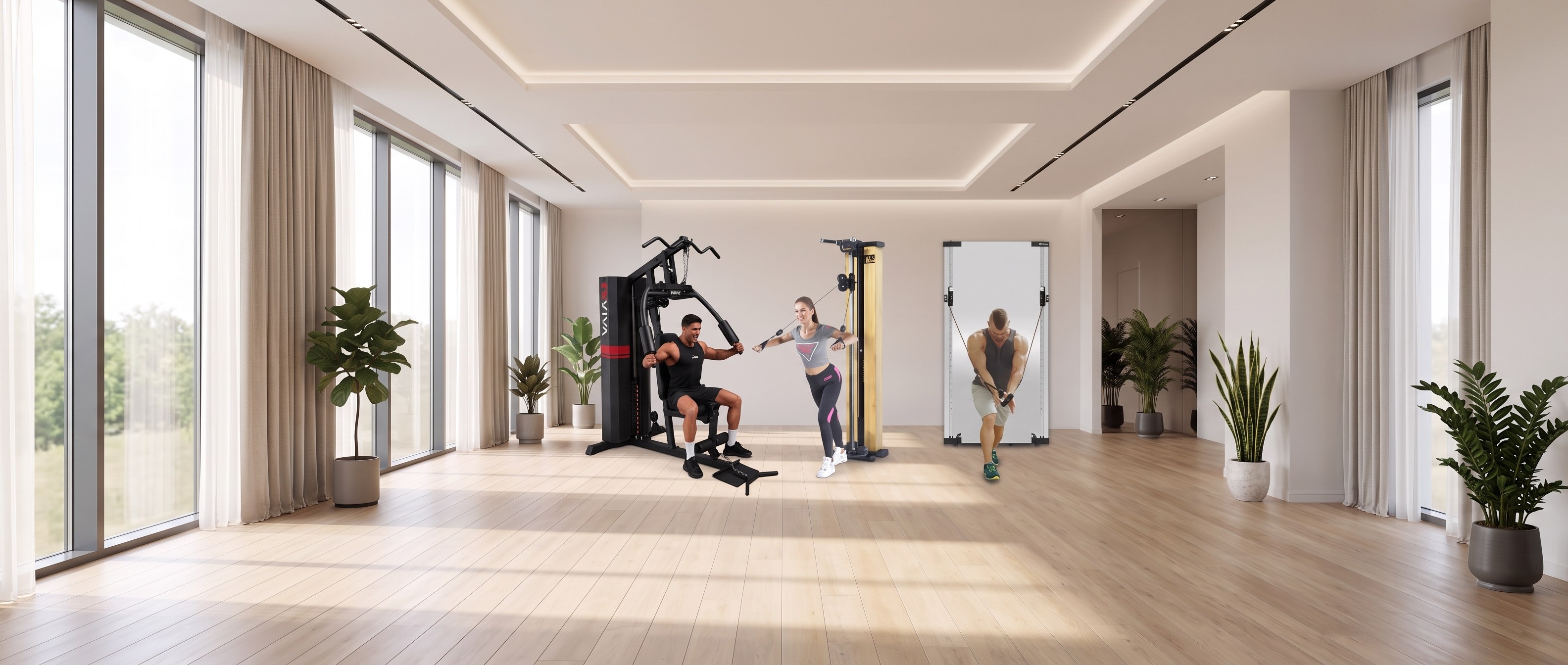 Home gyms MG5, MG7 and MG9 compared