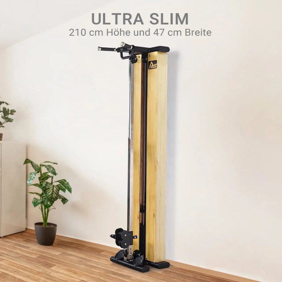 MG7: 210 cm high, only 47 cm wide