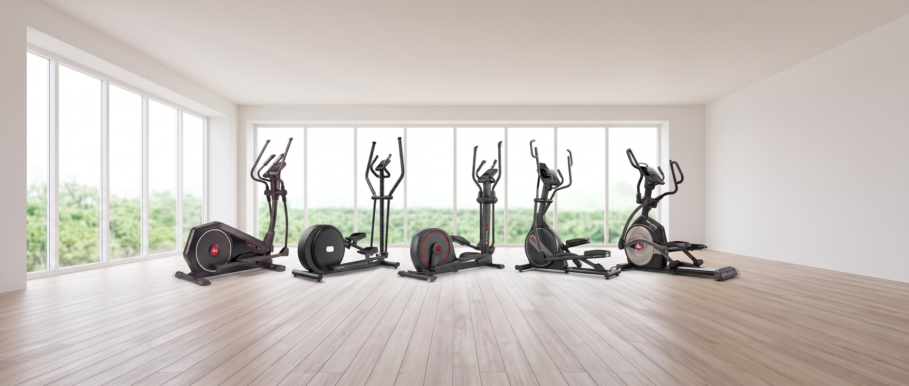 Cross trainers C28, C29 Step, C29 Pro, E4 Pro and E50 compared