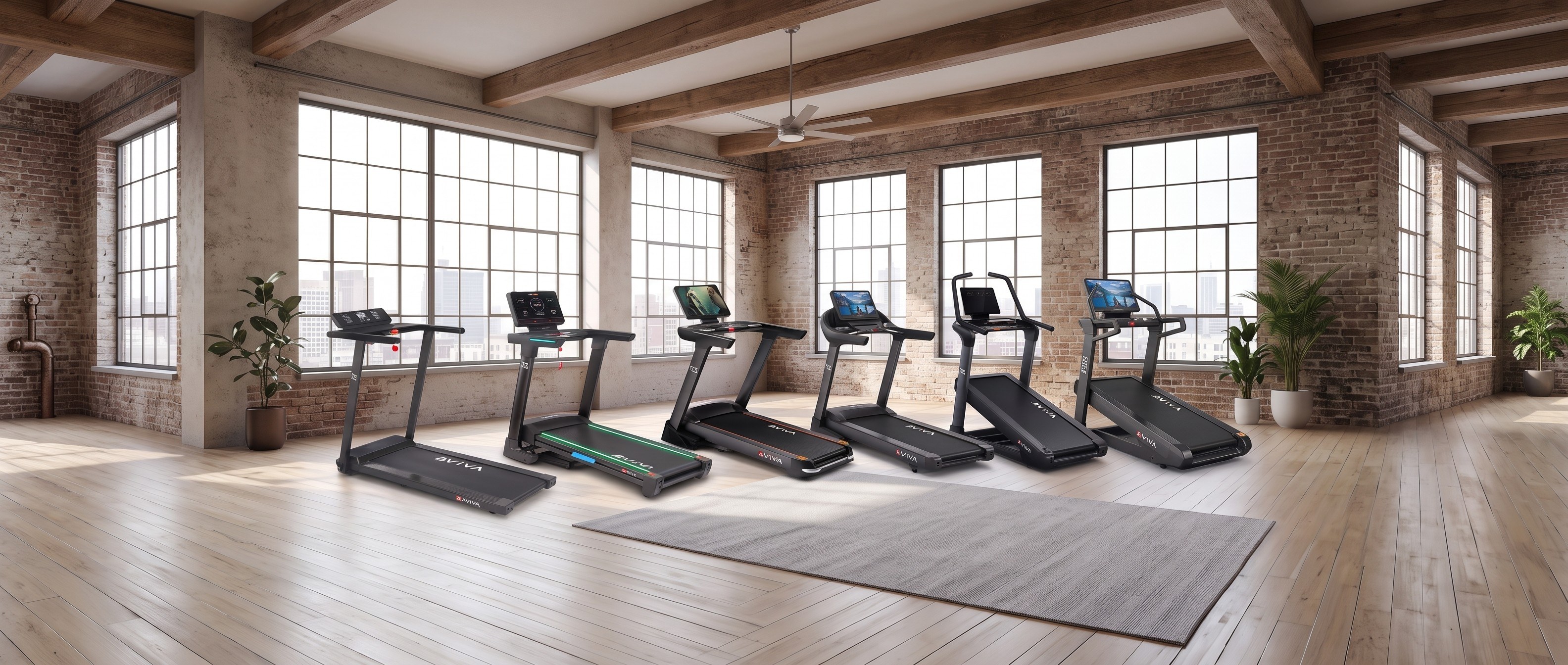 Treadmills T16, T18, T21, T22, T23 and T30 compared
