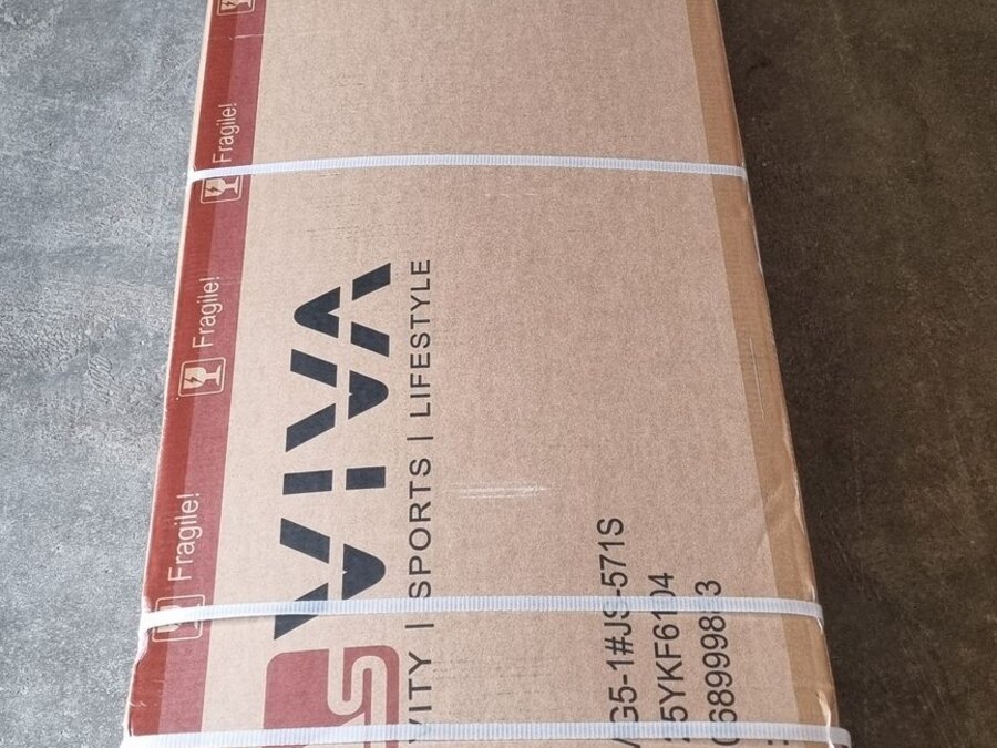 How your shipment leaves our warehouse: secured with strapping bands.