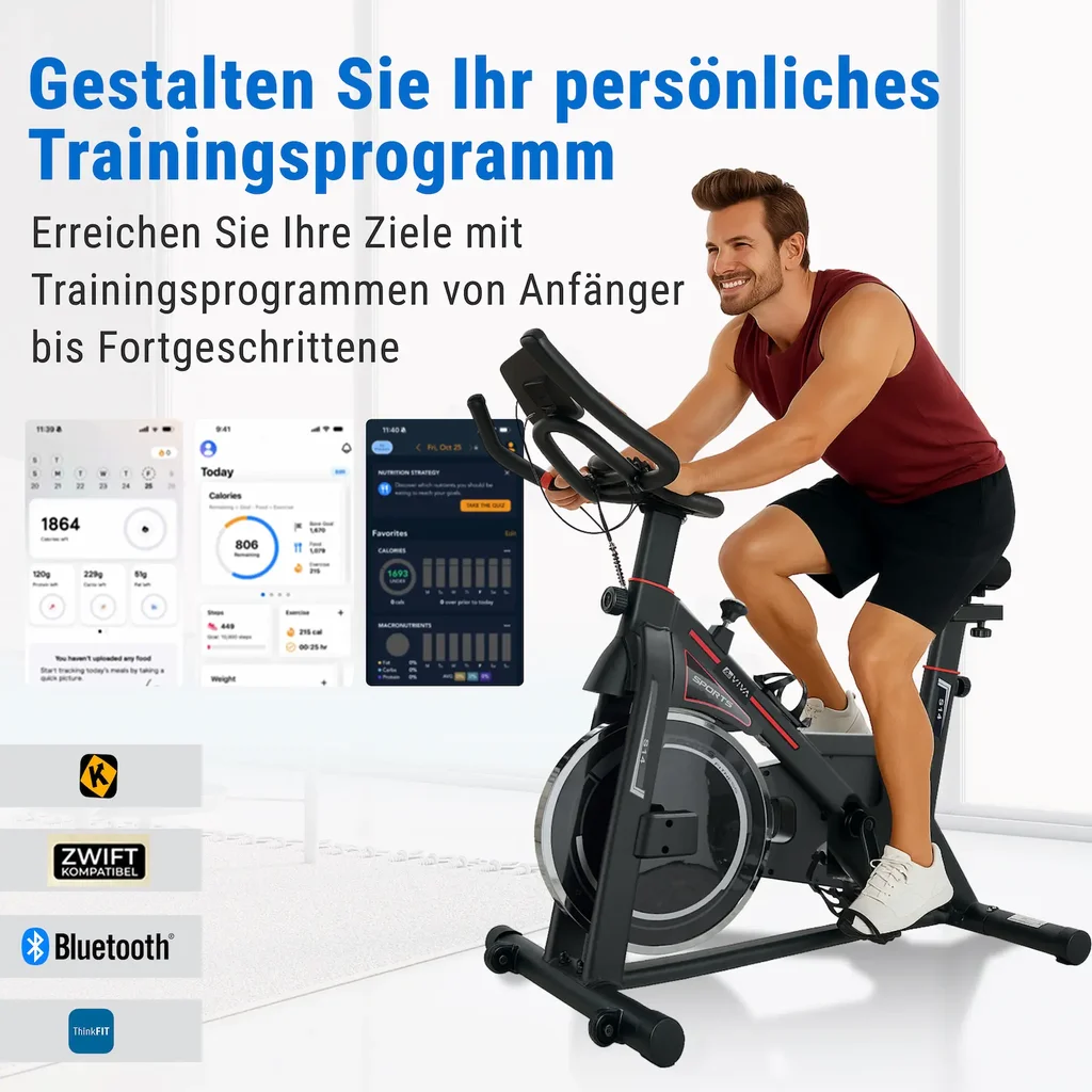AsVIVA Indoor Cycle Dynamic S14 - NEW - App Compatibility