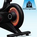 Flywheel mass of the AsVIVA Speedbike Studio Pro S17 for smooth and quiet pedaling
