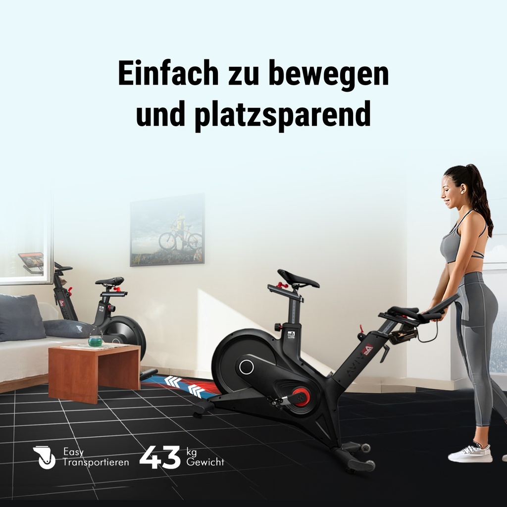 Speedbike Studio Pro S17 – Indoor Cycle Transportrollen