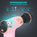 The powerful brushless motor of the AsVIVA Massage Gun MGN2 in pink in detail