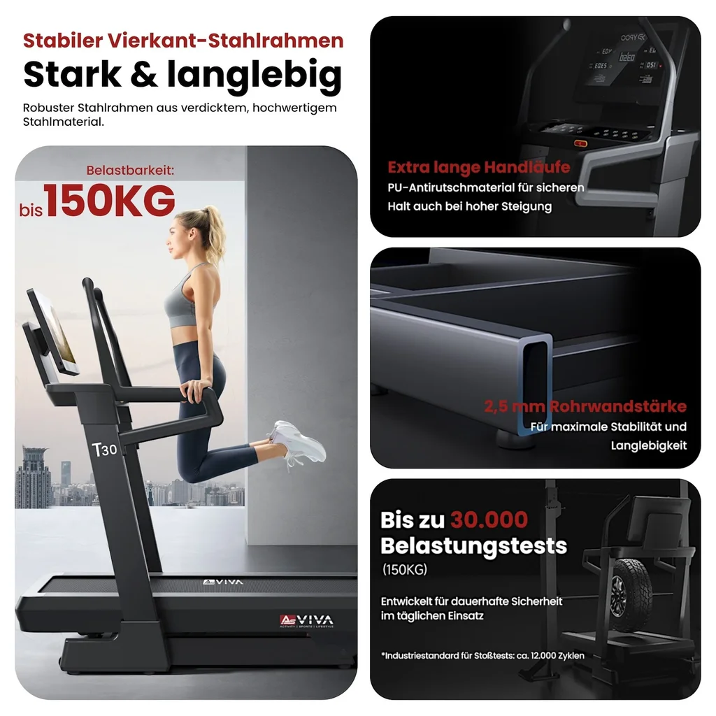 Laufband T30 Pro Max Climb Marathon – Konstruktion