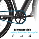 AsVIVA E-Bike BC1B – 28" Urban City Bike – Belt Drive