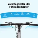 AsVIVA E-Bike BC1B – 28" Urban City Bike – LCD Display & Display