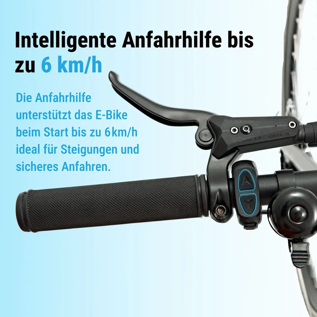 AsVIVA E-Bike BC1B – 28" Urban City Bike – Start-Off Assist