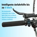 AsVIVA E-Bike BC1B – 28" Urban City Bike – Start-Off Assist
