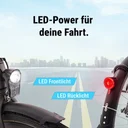 AsVIVA Urban City E-Bike BC1C – 28-inch – LED Lighting & Lighting