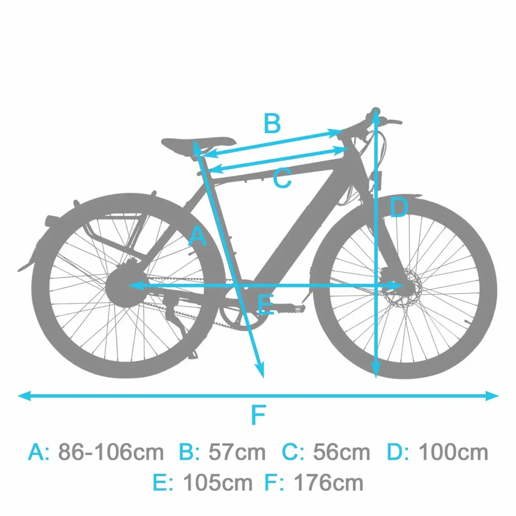 Dimensions & seat height – suitable for many body sizes