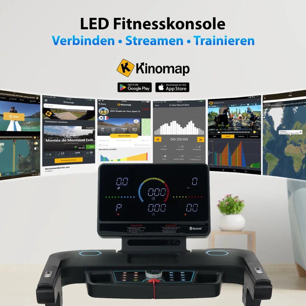 Laufband Smart Run T16 – Fitnesskonsole